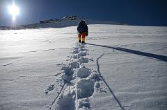 43 Climbing Sherpa Lal Singh Tamang Leads The Way Up The Slope At 6858m To The Rock Band Early Morning On The Climb To Lhakpa Ri Summit